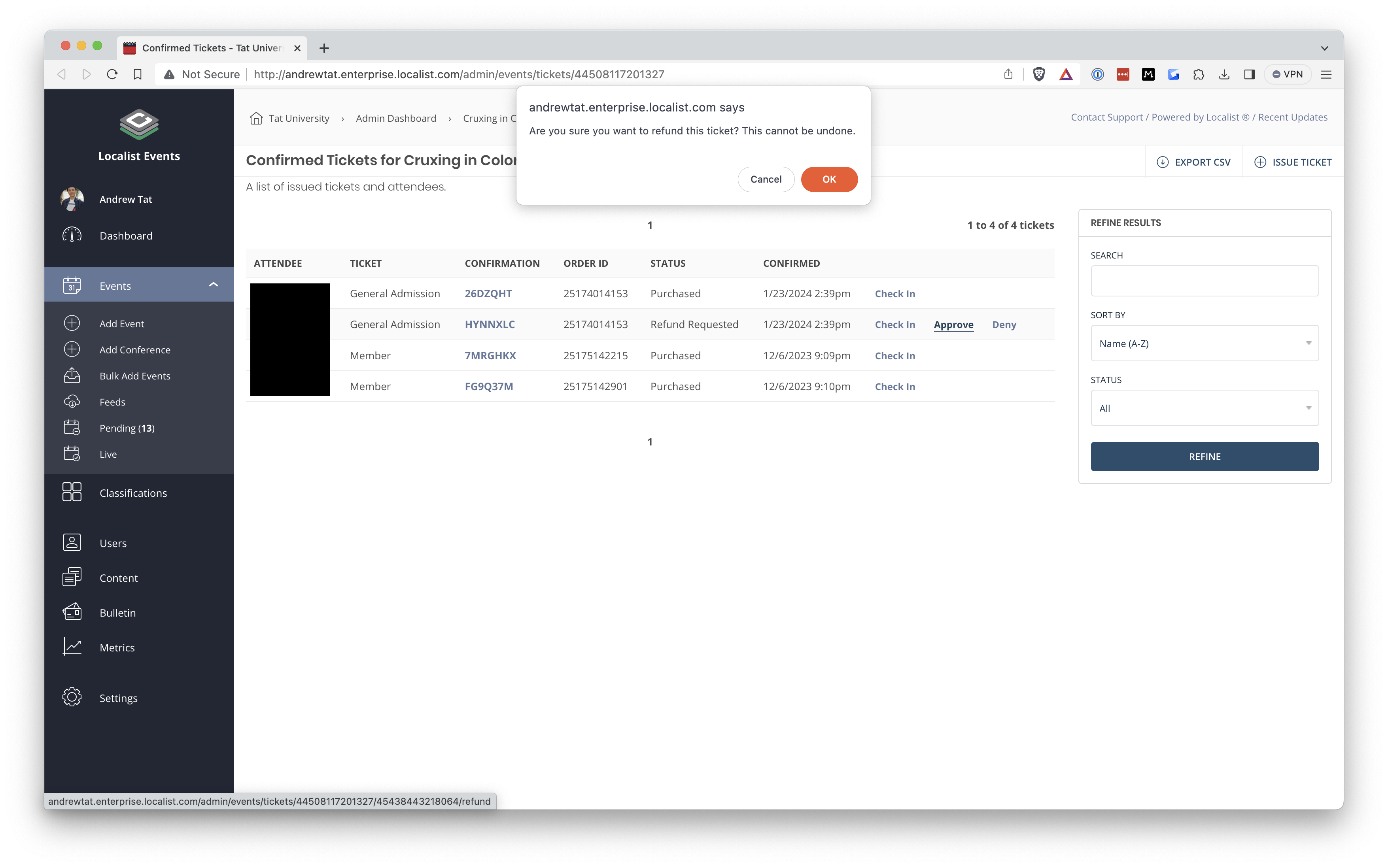 5 - Approve Refund from Confirmed Tickets Dashboard.png