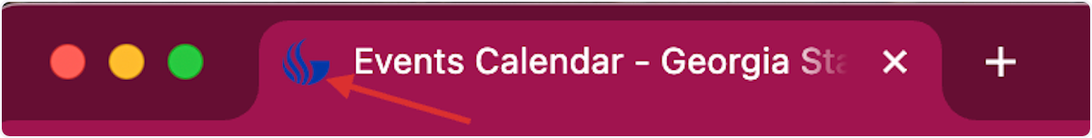 Example of a Favicon