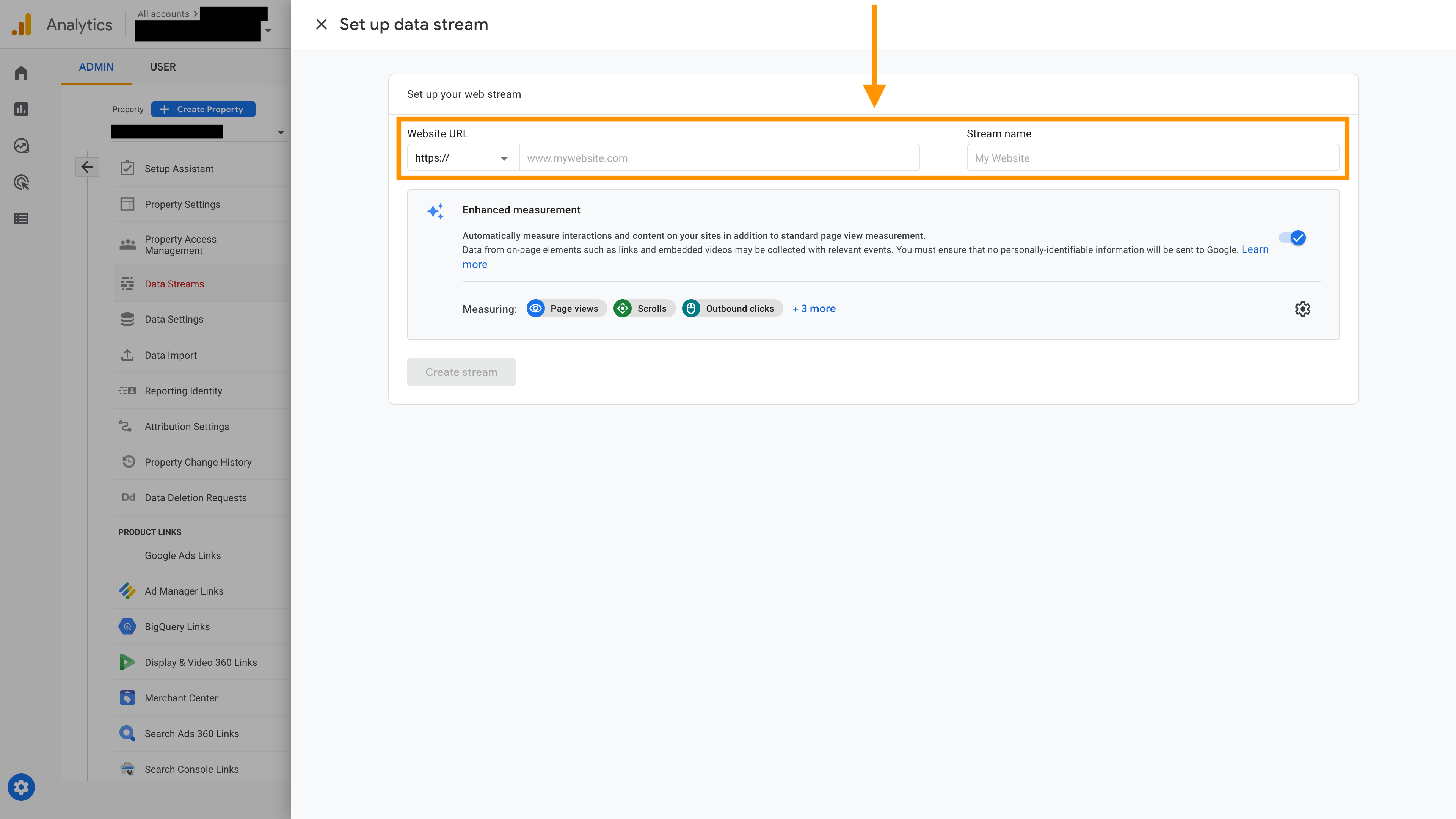 Set Up a Google Analytics Property